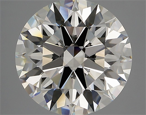 Picture of Natural Diamond 5.68 Carats, Round with Excellent Cut, J Color, VS1 Clarity and Certified by GIA