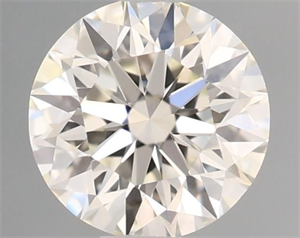 Picture of Natural Diamond 0.46 Carats, Round with Excellent Cut, I Color, IF Clarity and Certified by IGI