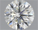 Natural Diamond 0.50 Carats, Round with Very Good Cut, K Color, VS1 Clarity and Certified by GIA