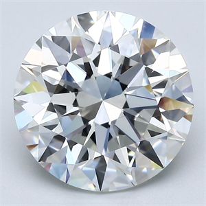 Picture of Natural Diamond 4.02 Carats, Round with Excellent Cut, H Color, VS1 Clarity and Certified by GIA