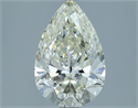 Natural Diamond 2.00 Carats, Pear with  Cut, J Color, VS2 Clarity and Certified by IGI