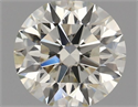 Natural Diamond 0.62 Carats, Round with Excellent Cut, K Color, VS1 Clarity and Certified by IGI