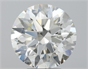 Natural Diamond 4.70 Carats, Round with Excellent Cut, J Color, VVS2 Clarity and Certified by GIA