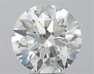 Picture of Natural Diamond 4.70 Carats, Round with Excellent Cut, J Color, VVS2 Clarity and Certified by GIA