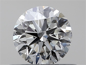 Picture of Natural Diamond 0.40 Carats, Round with Very Good Cut, I Color, VS1 Clarity and Certified by GIA