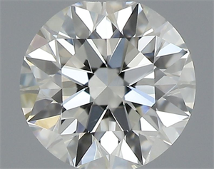 Picture of Natural Diamond 0.50 Carats, Round with Excellent Cut, K Color, SI1 Clarity and Certified by GIA