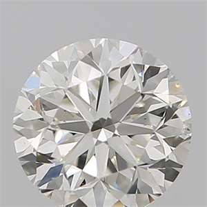 Picture of Natural Diamond 0.70 Carats, Round with Good Cut, K Color, I1 Clarity and Certified by GIA