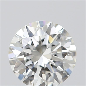 Picture of Natural Diamond 0.40 Carats, Round with Excellent Cut, I Color, VVS2 Clarity and Certified by GIA