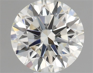 Picture of Natural Diamond 0.57 Carats, Round with Excellent Cut, K Color, VS2 Clarity and Certified by GIA