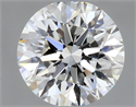 Natural Diamond 0.40 Carats, Round with Excellent Cut, G Color, VVS2 Clarity and Certified by GIA