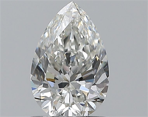 Picture of Natural Diamond 0.70 Carats, Pear with  Cut, H Color, VS1 Clarity and Certified by GIA