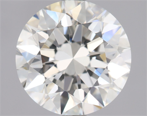 Picture of Natural Diamond 2.08 Carats, Round with Excellent Cut, H Color, VVS2 Clarity and Certified by GIA