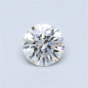 Picture of Natural Diamond 0.40 Carats, Round with Very Good Cut, F Color, VS2 Clarity and Certified by GIA