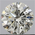 Natural Diamond 0.40 Carats, Round with Excellent Cut, H Color, IF Clarity and Certified by GIA