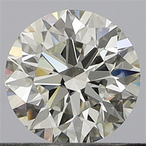 Picture of Natural Diamond 0.40 Carats, Round with Excellent Cut, H Color, IF Clarity and Certified by GIA