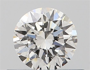 Picture of Natural Diamond 0.40 Carats, Round with Excellent Cut, G Color, VVS2 Clarity and Certified by GIA