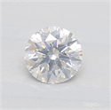 Natural Diamond 0.51 Carats, Round with Excellent Cut, G Color, SI2 Clarity and Certified by IGI