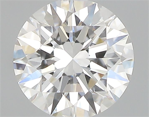 Picture of Natural Diamond 0.40 Carats, Round with Excellent Cut, F Color, VS2 Clarity and Certified by GIA