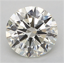 Natural Diamond 0.51 Carats, Round with Excellent Cut, K Color, VVS1 Clarity and Certified by GIA