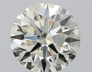 Picture of Natural Diamond 0.60 Carats, Round with Excellent Cut, J Color, VVS1 Clarity and Certified by IGI