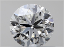 Natural Diamond 0.50 Carats, Round with Good Cut, I Color, VVS1 Clarity and Certified by GIA