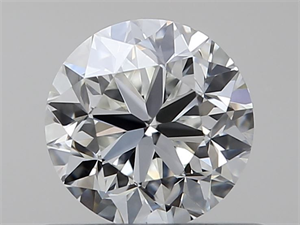 Picture of Natural Diamond 0.50 Carats, Round with Good Cut, I Color, VVS1 Clarity and Certified by GIA