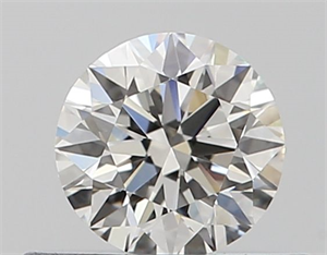 Picture of Natural Diamond 0.40 Carats, Round with Very Good Cut, H Color, VS1 Clarity and Certified by GIA