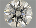 Natural Diamond 0.40 Carats, Round with Excellent Cut, I Color, SI1 Clarity and Certified by IGI