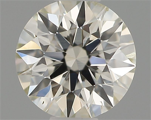 Picture of Natural Diamond 0.40 Carats, Round with Excellent Cut, I Color, SI1 Clarity and Certified by IGI