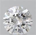 Natural Diamond 2.50 Carats, Round with Excellent Cut, E Color, VVS1 Clarity and Certified by GIA