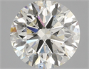 Natural Diamond 2.70 Carats, Round with Excellent Cut, K Color, SI1 Clarity and Certified by GIA