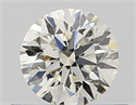 Natural Diamond 0.44 Carats, Round with Very Good Cut, J Color, VVS1 Clarity and Certified by GIA