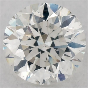 Picture of Natural Diamond 0.40 Carats, Round with Very Good Cut, F Color, SI2 Clarity and Certified by GIA