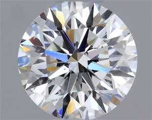 Picture of Natural Diamond 0.41 Carats, Round with Excellent Cut, E Color, SI1 Clarity and Certified by GIA