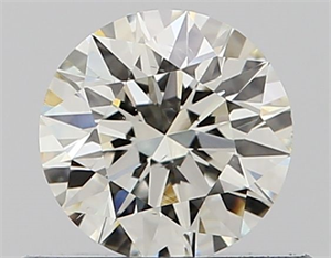 Picture of Natural Diamond 0.48 Carats, Round with Excellent Cut, J Color, SI1 Clarity and Certified by GIA