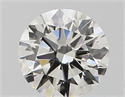 Natural Diamond 0.42 Carats, Round with Excellent Cut, H Color, SI2 Clarity and Certified by GIA