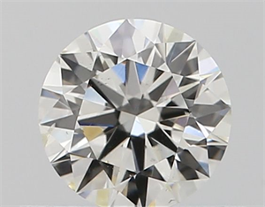 Picture of Natural Diamond 0.42 Carats, Round with Excellent Cut, H Color, SI2 Clarity and Certified by GIA