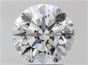 Natural Diamond 2.01 Carats, Round with Excellent Cut, J Color, VVS2 Clarity and Certified by GIA