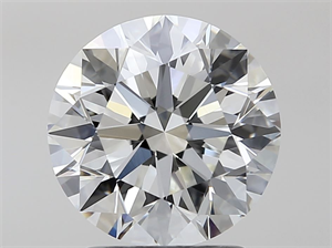 Picture of Natural Diamond 2.01 Carats, Round with Excellent Cut, J Color, VVS2 Clarity and Certified by GIA