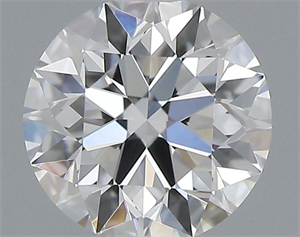 Picture of Natural Diamond 0.42 Carats, Round with Excellent Cut, D Color, VVS2 Clarity and Certified by GIA