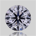 Natural Diamond 0.50 Carats, Round with Very Good Cut, F Color, SI2 Clarity and Certified by GIA