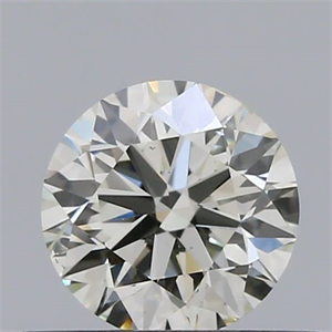 Picture of Natural Diamond 0.40 Carats, Round with Excellent Cut, J Color, SI1 Clarity and Certified by IGI