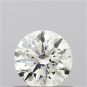 Natural Diamond 0.51 Carats, Round with Excellent Cut, I Color, I1 Clarity and Certified by GIA