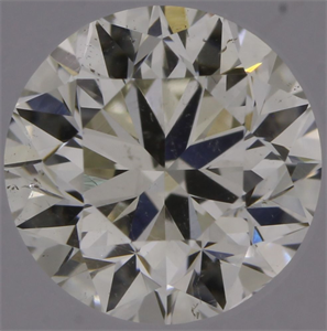 Picture of Natural Diamond 0.50 Carats, Round with Good Cut, K Color, SI2 Clarity and Certified by GIA