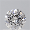 Natural Diamond 0.40 Carats, Round with Excellent Cut, D Color, SI1 Clarity and Certified by GIA