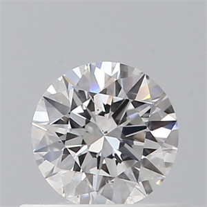 Picture of Natural Diamond 0.40 Carats, Round with Excellent Cut, D Color, SI1 Clarity and Certified by GIA