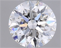 Natural Diamond 0.46 Carats, Round with Excellent Cut, H Color, SI1 Clarity and Certified by GIA