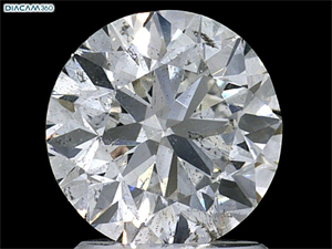 Picture of Natural Diamond 2.00 Carats, Round with Very Good Cut, G Color, SI2 Clarity and Certified by GIA