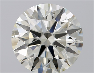 Picture of Natural Diamond 2.50 Carats, Round with Excellent Cut, J Color, SI1 Clarity and Certified by IGI