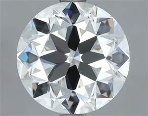 Picture of Natural Diamond 2.01 Carats, Round with Very Good Cut, H Color, IF Clarity and Certified by GIA